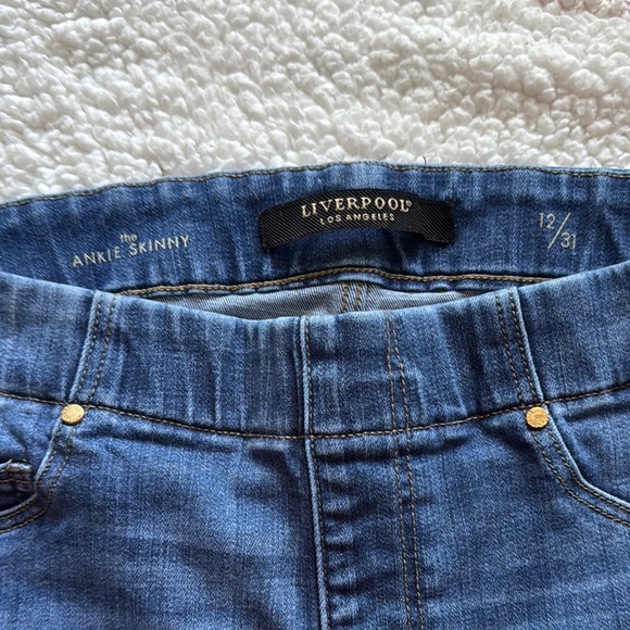 Liverpool The Ankle Skinny Women's Blue Jeans - Picture 2 of 4